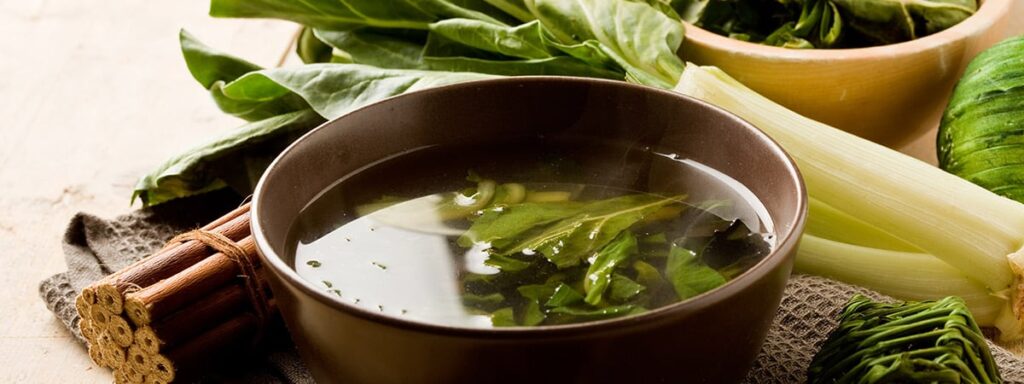 Il minestrone a foglie